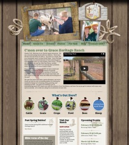 Picture of Grace Heritage Ranch Website