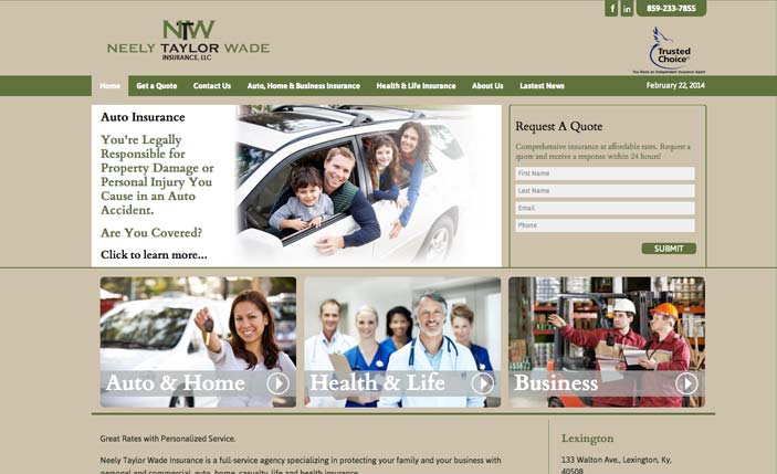 image of Neely Taylor Wade Website