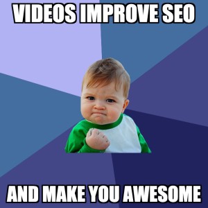image of funny kid who likes video SEO