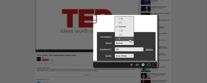 How to watch Youtube videos at double the speed in Chrome, Internet Explorer, Safari, Firefox and Opera